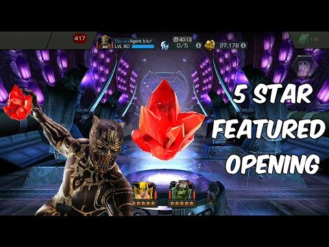Featured 5 Star Crystal Opening! - Marvel Contest Of Champions