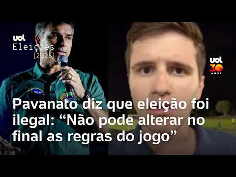 Pavanato diz que eleição foi ilegal: ‘Não pode alterar no final as regras do jogo’