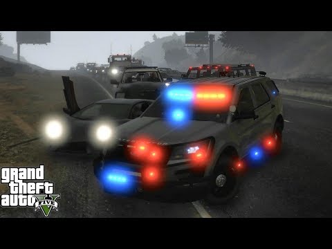 GTA 5 MODS LSPDFR 1026 - UNMARKED EXPLORER PATROL!!! (GTA 5 REAL LIFE PC MOD) FOGGY