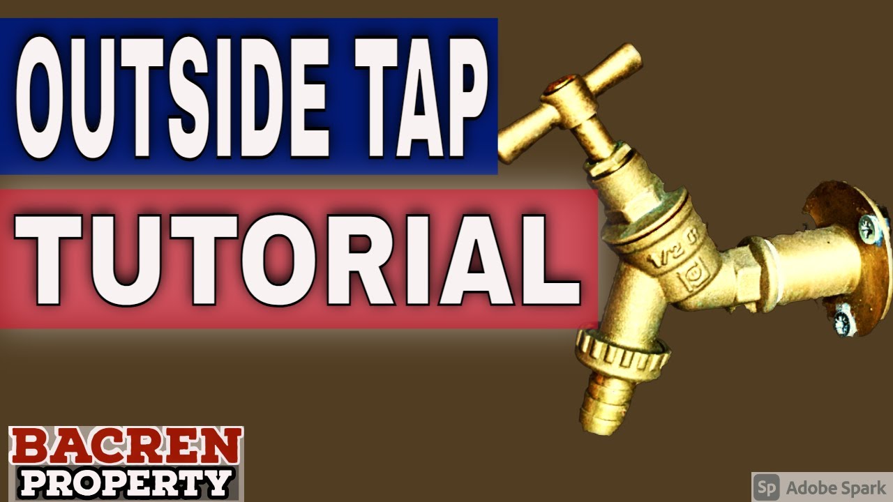 Watch video HOW TO FIT AN OUTSIDE TAP | Complete Step By Step DIY TUTORIAL Now HOW TO FIT AN OUTSIDE TAP | Complete Step By Step DIY TUTORIAL