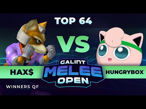 Galint Melee Open Top 64 - Hax$ (Fox) vs Hungrybox (Jigglypuff)
