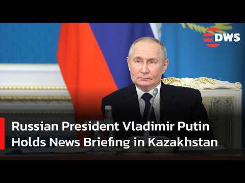 WATCH: Russian President Vladimir Putin Holds News Briefing for Russian Media in Kazakhstan | AC15