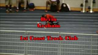 2014 Devin Graham - 200m Jimmy Carnes Indoor Meet - Gainesville, FL  1st Coast Track Club