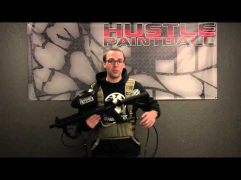 Ninja Paintball Dual Straight Remote Coil w/ Slide Checks - RUN TWO GUNS!