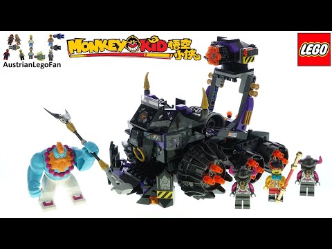 Vidéo LEGO Monkie Kid 80007 : Le tank de fer
