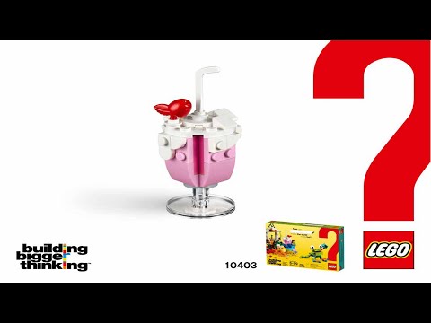 🌹 LEGO instructions 🌹 Classic 🌹 10403 🌹 World Fun - Milkshake 🌹