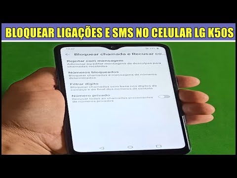 How to Block Calls and SMS on LG K50s Cell Phone