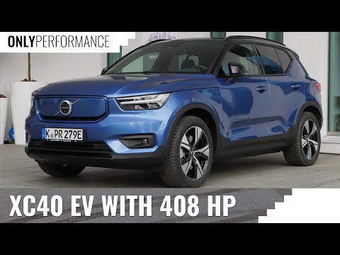 The new electric Volvo XC40 P8 AWD is a 408 hp compact performance SUV!