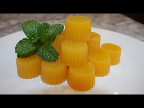 #Vegan Home-Made #Peach #Jellies Sugar Free Candy Recipe