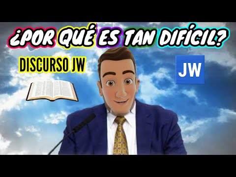 WHAT IS THE HARDEST THING TO DO? JW (JEHOVAH'S WITNESSES) SPEECH. JWORG