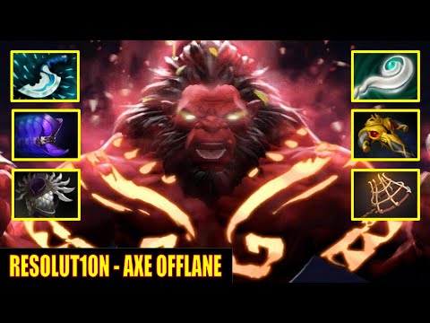 VP.RESOLUT1ON: AXE PRO OFFLANE Deep Cutting Wave Fast Dagger Aggressive Hunting Beyond Godlike Dota2