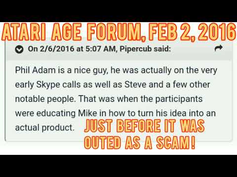 Intellivision Amico - New CEO Phil Adam 'educated' Mike Kennedy on how to SCAM w/Coleco Chameleon !