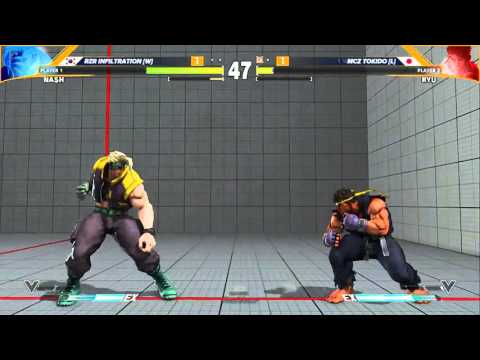 Infiltration (Nash) vs Tokido (Ryu) Grand Finals 5 [FR2016]