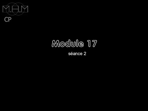 MHM CP Module 17 Séance 2