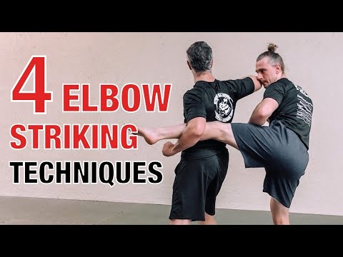 4 Elbow Striking & Trapping Techniques