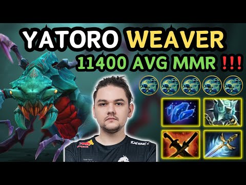 🔥 YATORO WEAVER Hard Carry Highlights 11400 AVG MMR Pub 🔥 EZ Game For YATOROGOD - Dota 2