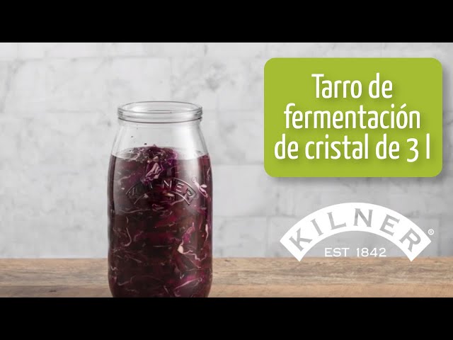 Vídeo relacionado con myFERMENTS - Kit de Tarros de Cristal 4 L para Fermentación con Boca Ancha de 10 cm | Incluye Muselinas de Algodón y Gomas | Ideal para Kombucha, Kéfir, Leches Vegetales y Conservas | 2 Ud