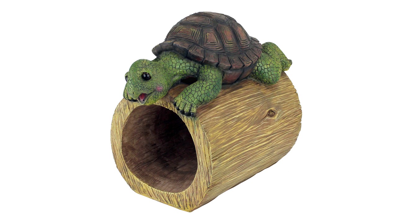 Drips the Turtle Gutter Guardian Downspout Statue Video