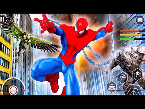 Spider Rope Superhero City War Flying Spider City Rescue Mission Android Gameplay by Games Zone