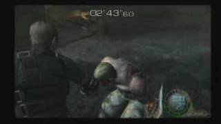 Resident Evil 4: Krauser Boss Fight Walkthrough  (knife only)
