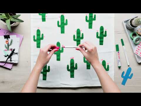 Artikelvideo 1 für edding 4500 Textilmarker schwarz 2,0 - 3,0 mm, 1 St., Artikelnummer 897874