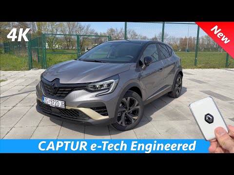 Renault Captur 2023 - Detail Review in 4K | e-Tech Engineered 145 (Exterior - Interior)