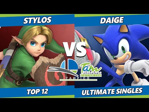 Abierto Tampico Top 12 - Stylos (Young Link) Vs. Daige (Sonic) SSBU Ultimate Tournament