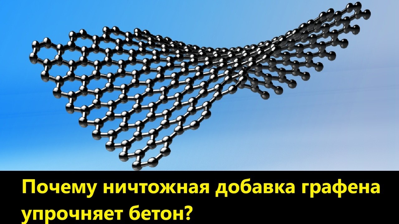 Почему ничтожная добавка графена упрочняет бетон?