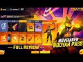 NOVEMBER BOOYAH PASS FULL REVIEW NEXT BOOYAH PASS FREE FIRE Free Fire October Booyah Pass 2024
