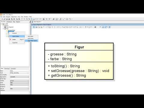 UML KLassen und Objekte in Astah