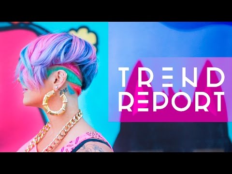 ☂ Trend Report: Glitter Freckles, Geometric Undercuts  + more