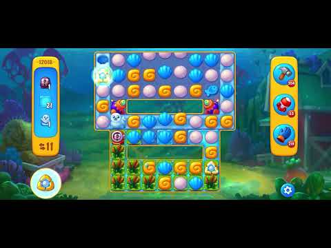 Fishdom level 12018 no boosters フィッシュダム ノーマル