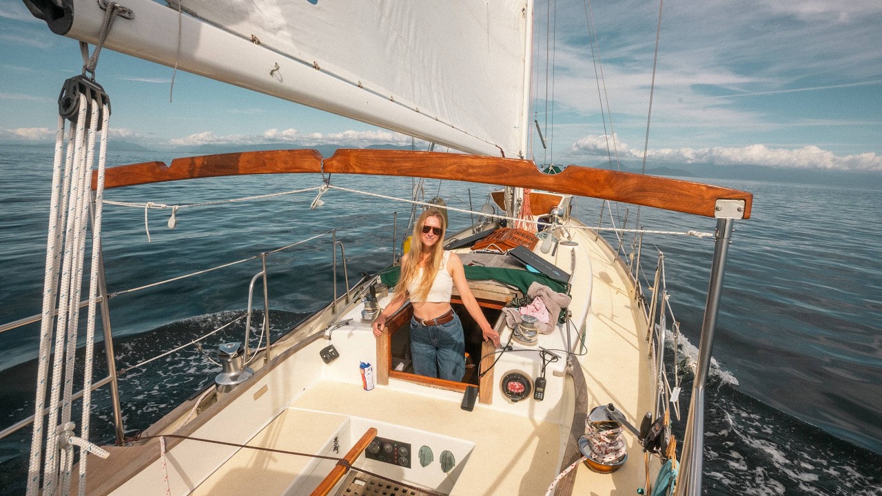 All Sails UP for the First Time.