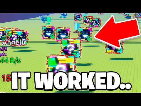 This SECRET INFINITY LUCKY BLOCK Farm is OVERPOWERED In ESCAPE TSUNAMI FOR BRAINROTS