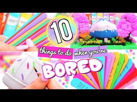 10 FUN THINGS TO DO WHEN YOU'RE BORED! WHAT TO DO WHEN BORED! Video