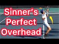 Jannik Sinner’s Perfect Overhead Technique (3 Easy Tennis Tips)