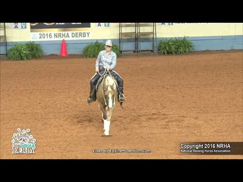 Very Cool Remedy ridden by Catherine Brown Swain  - 2016 NRHA Derby (Non Pro Derby)