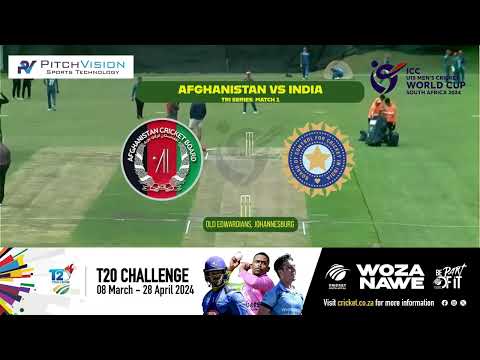 Live Cricket | U19 Tri-Series | Afghanistan vs India | Match 1