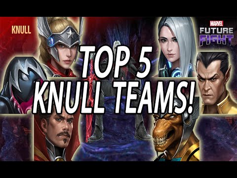 KNULL WORLD BOSS LEGEND!! TOP 5 TEAMS & 5 DAILY CLEARS I Marvel Future Fight