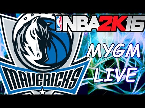 NBA 2k16 Dallas Mavericks MyGm Live: First MyGm Games