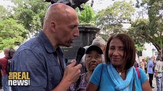In Caracas, Ordinary Venezuelans Speak to The Real News About Venezuela’s Crisis