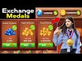 Carrom Pool Exchange Medals in Game with Coins Gems💎 Jamot Gaming