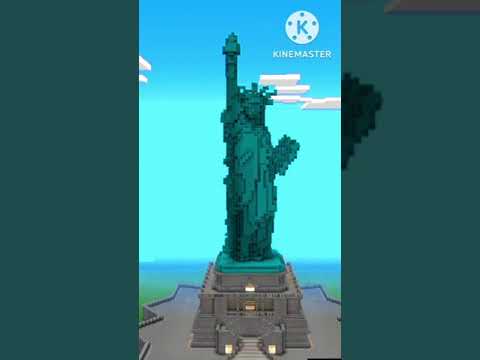 EPIC Minecraft Statue King - Liberty Statue Build! #viral