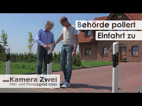 Authority blocks driveway – Three posts. Two squabblers. One driveway