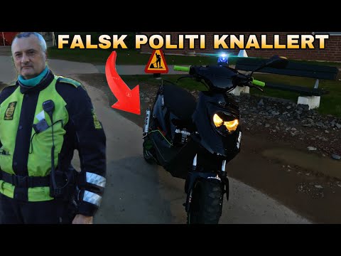 STIKKER AF FRA POLITIET PÅ EN TUNED POLITI SCOOTER - VILDESTE UDFORDRING