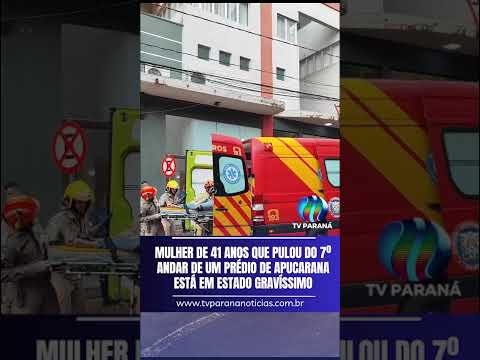 Apucarana: queda de mulher de prédio mobiliza resgate e segue sob investigação