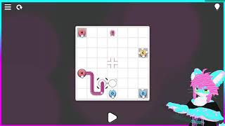 The Electrifying Incident + Sokobond express - Puzzle games today :3 - MewsSnep