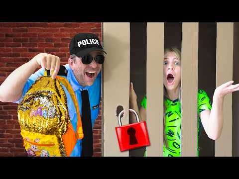 Amelia finds her lost backpack at the lost and found adventure.