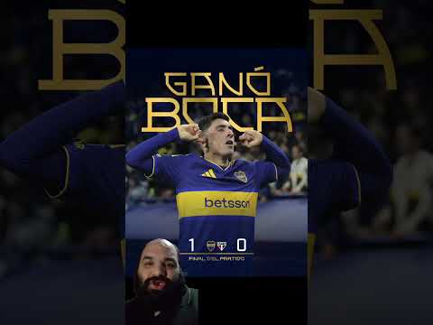 VICTORIA BESTIAL DE LOCAL Y TODO SE DEFINE EN BRASIL #sudamericana #2026 #boca 1 #saopaulo 0 #shorts