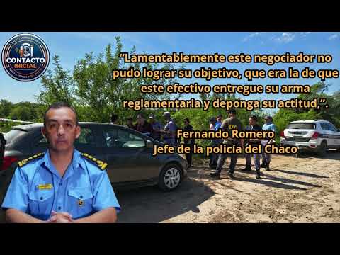 Doble homicidio de un efectivo policial (Fernando Romero - Jefe de Policía del Chaco)